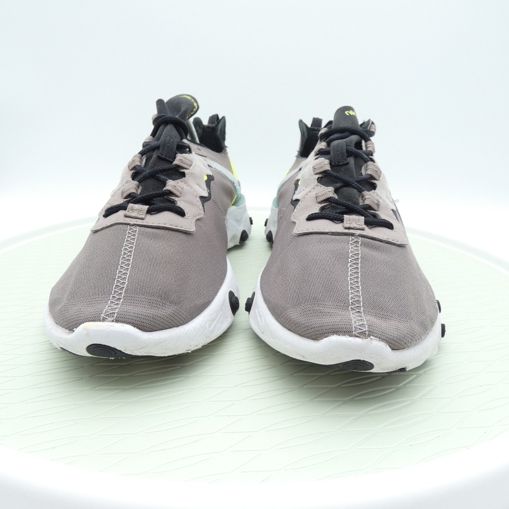 Nike React Element 55 BQ6166-001 Mens US 10.5 Running Shoes Black Gray Sneakers - Picture 2 of 10